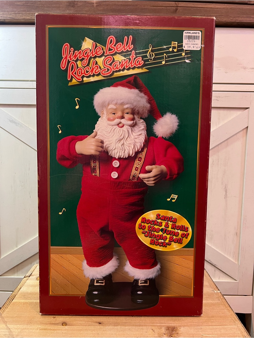 🎄 1998 Jingle Bell Rock Animated Musical Dancing Santa ClausVintage Edition #1